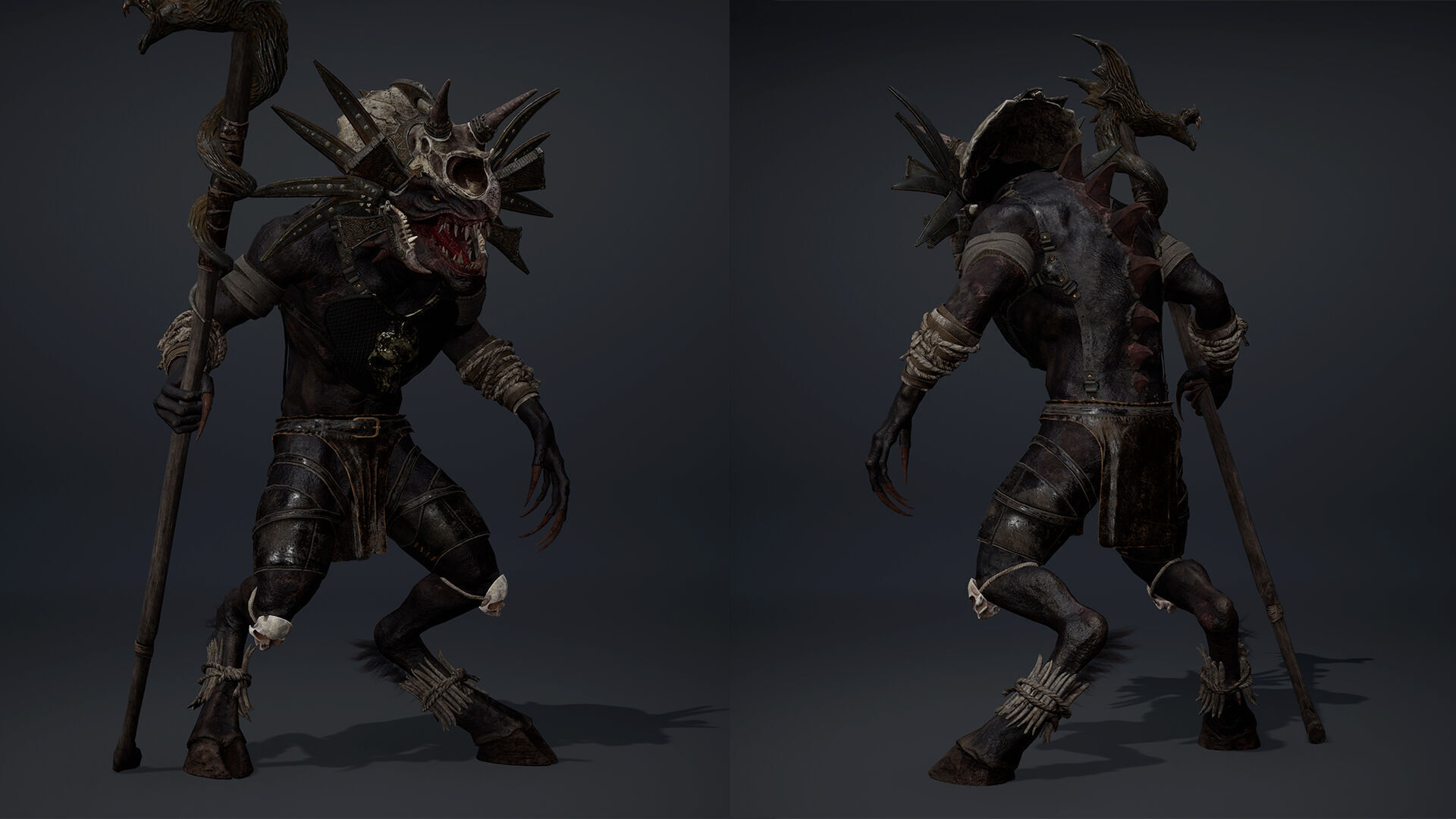 Mist Mage Low-poly 3D model_14