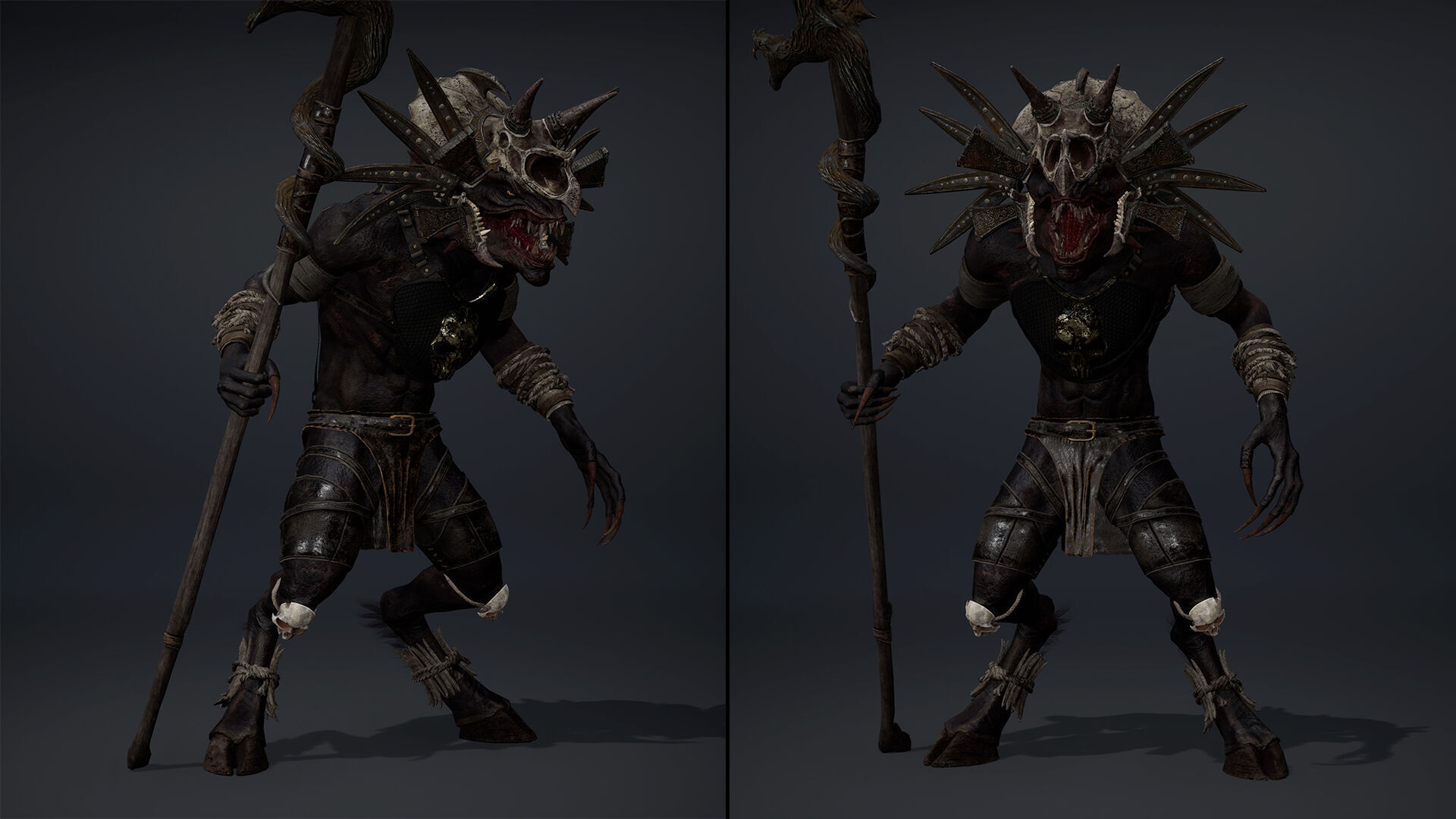 Mist Mage Low-poly 3D model_17