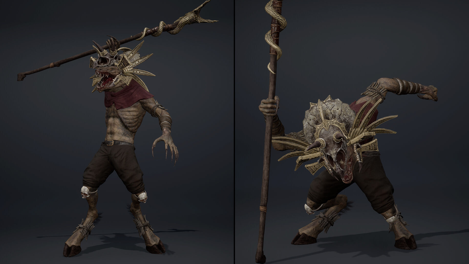 Mist Mage Low-poly 3D model_23