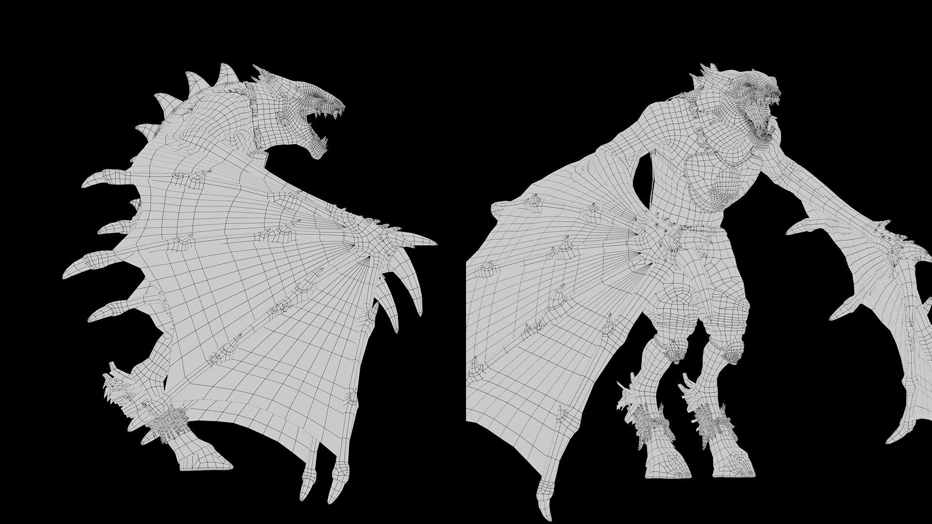 Mist Mage Low-poly 3D model_57