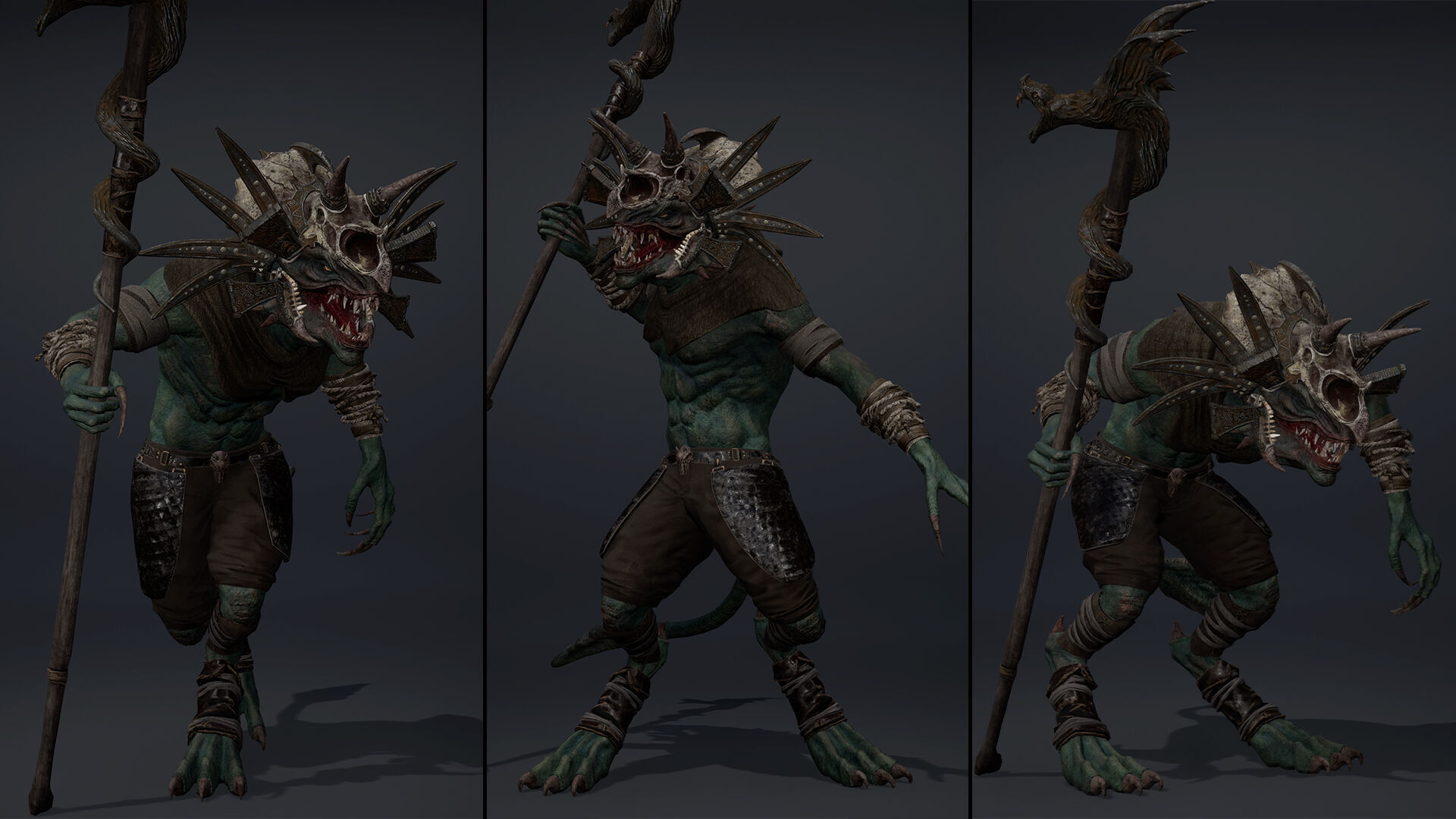 Mist Mage Low-poly 3D model_26