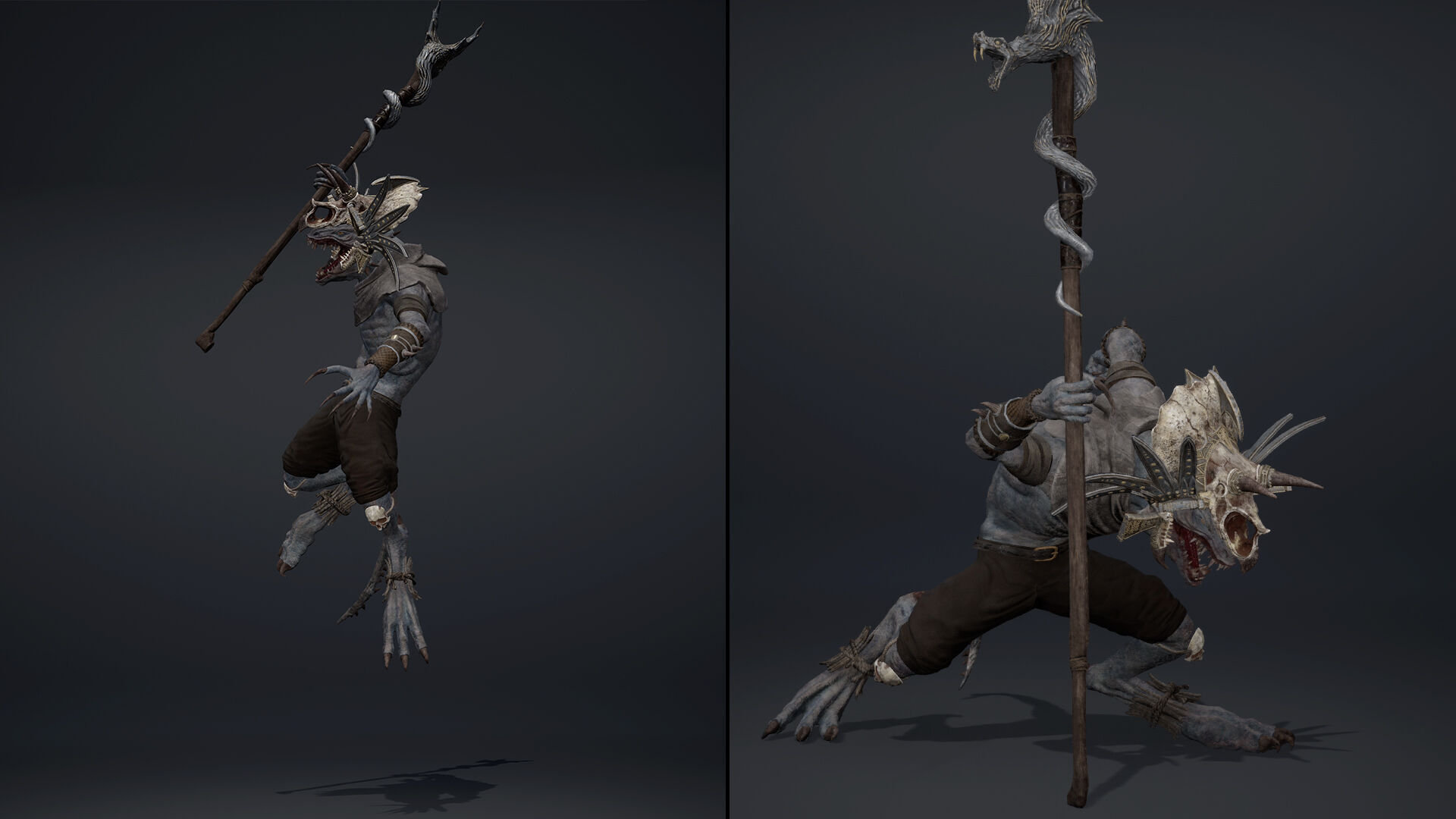 Mist Mage Low-poly 3D model_20