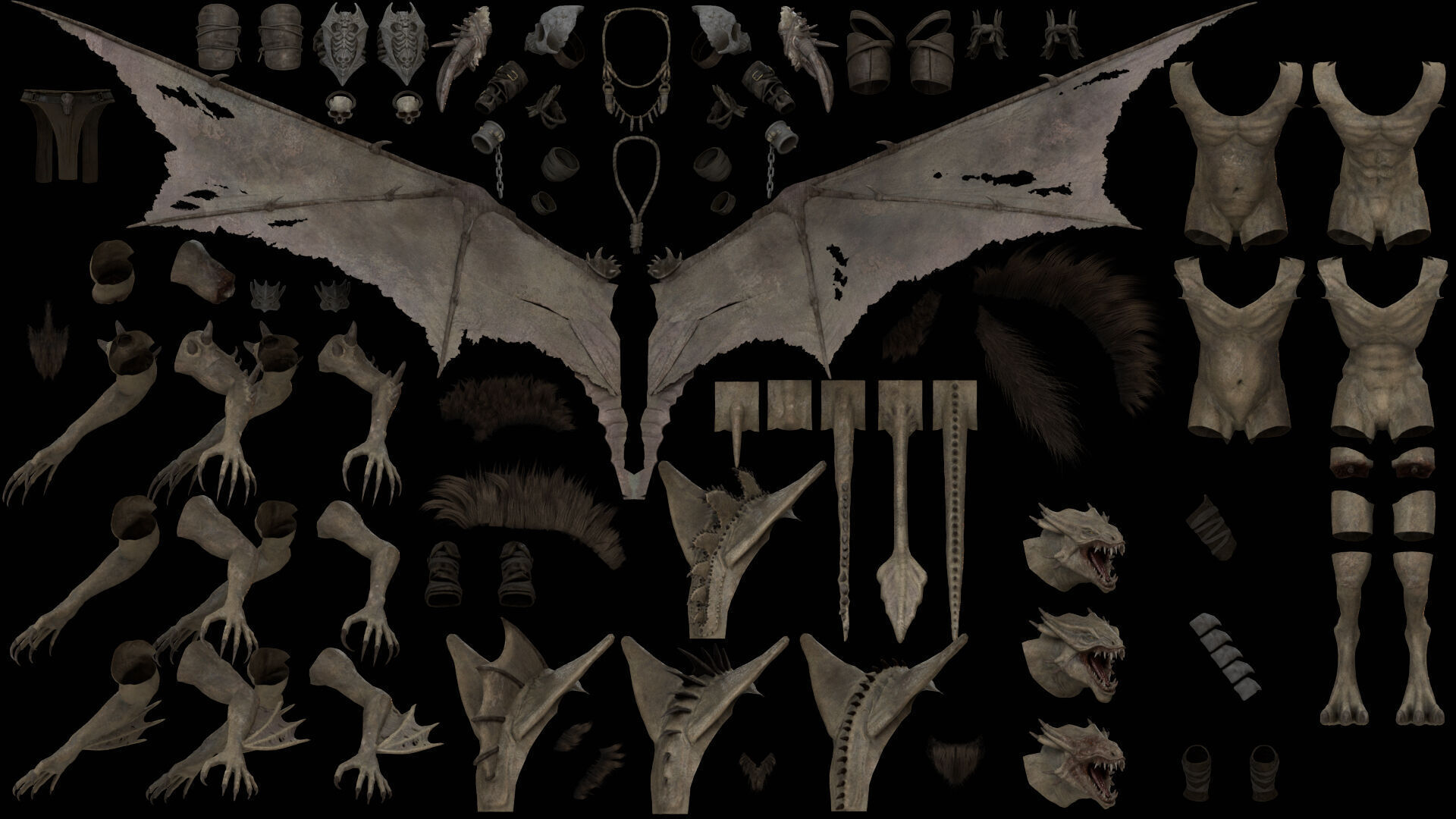 Mist Mage Low-poly 3D model_48