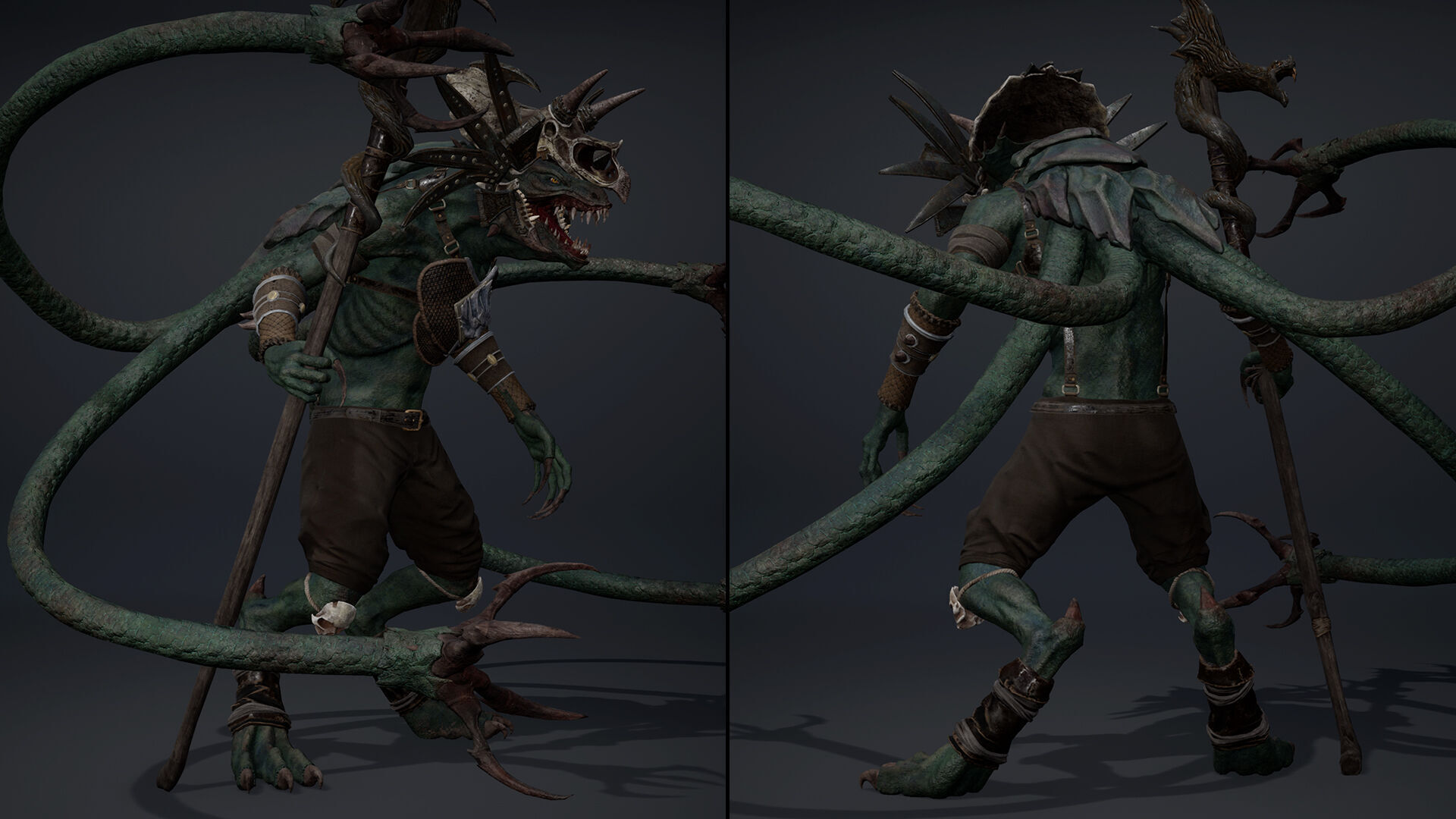 Mist Mage Low-poly 3D model_36