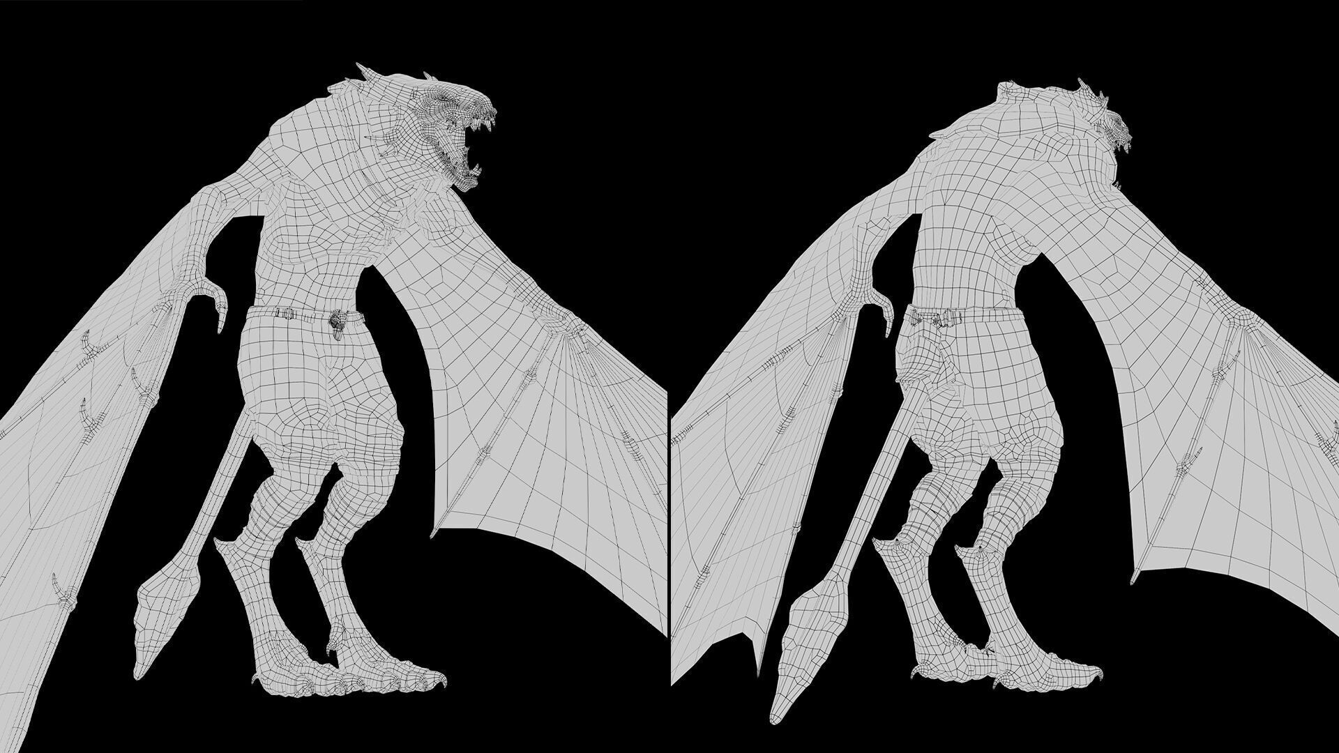 Mist Mage Low-poly 3D model_56