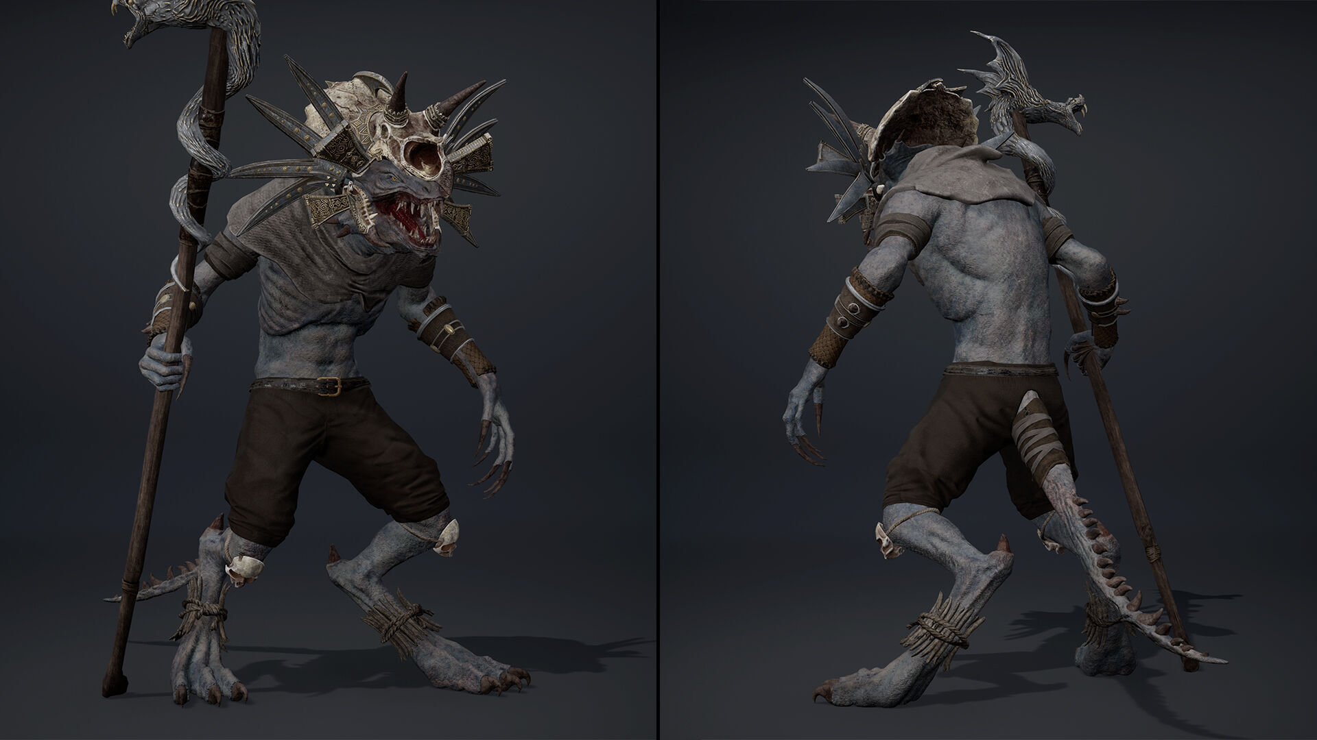 Mist Mage Low-poly 3D model_18