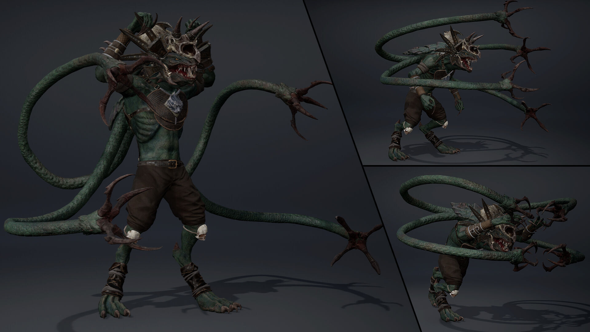 Mist Mage Low-poly 3D model_38