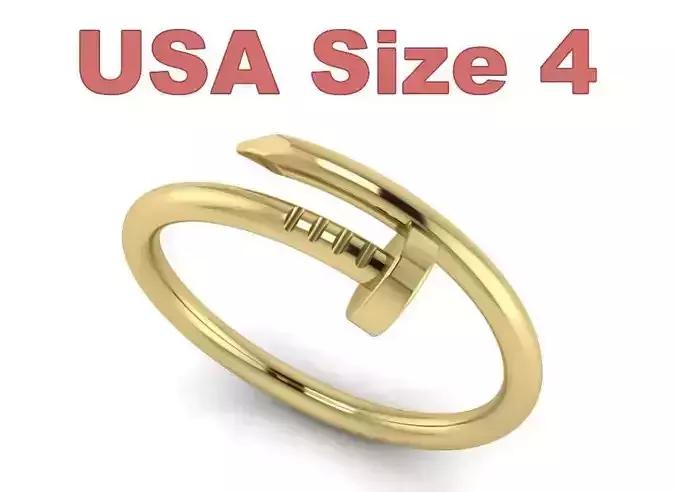 Nail Ring - USA Size 4