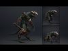 Mist Barbarian Low-poly 3D model_3