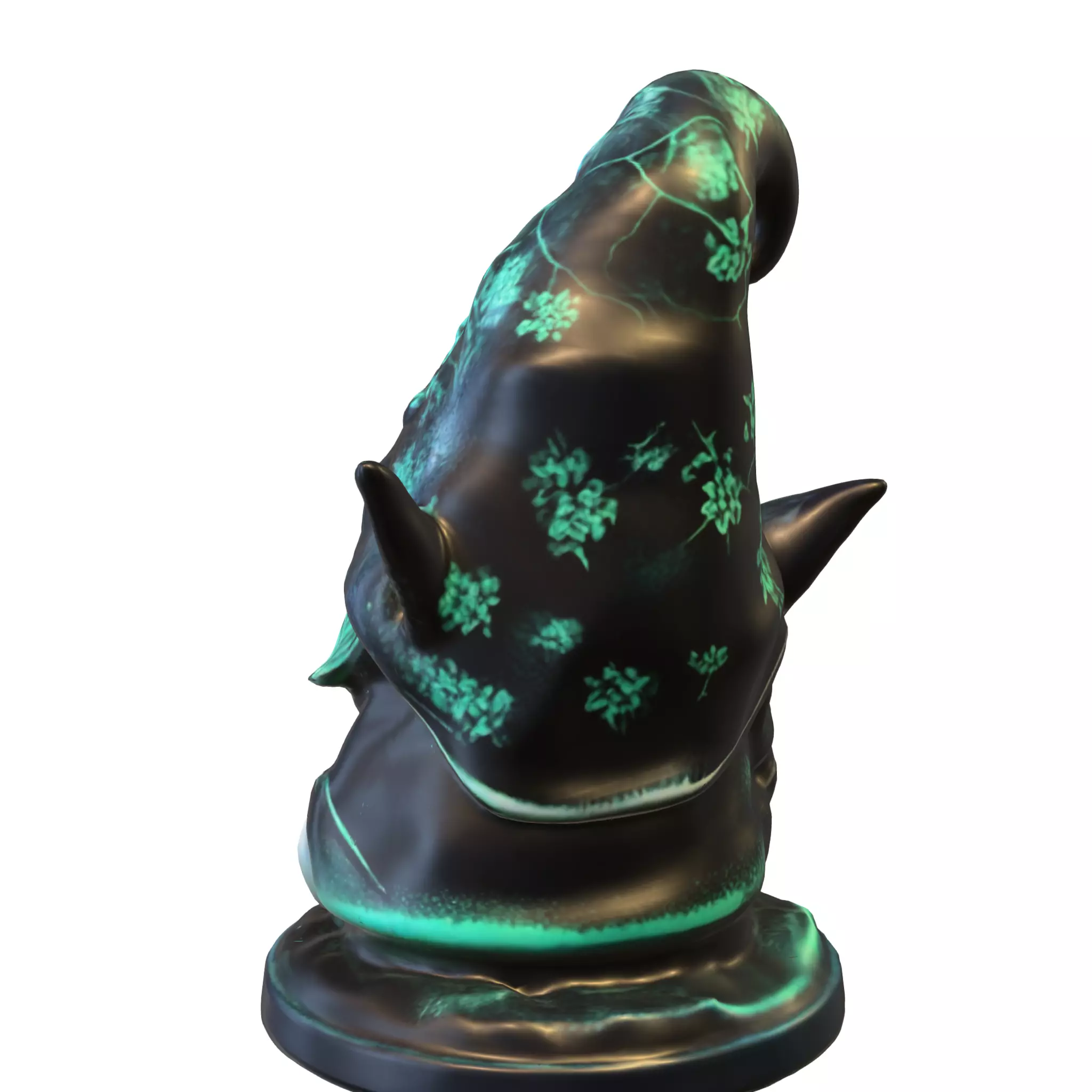 Enchanted Forest Gnome  Low-poly 3D model_0
