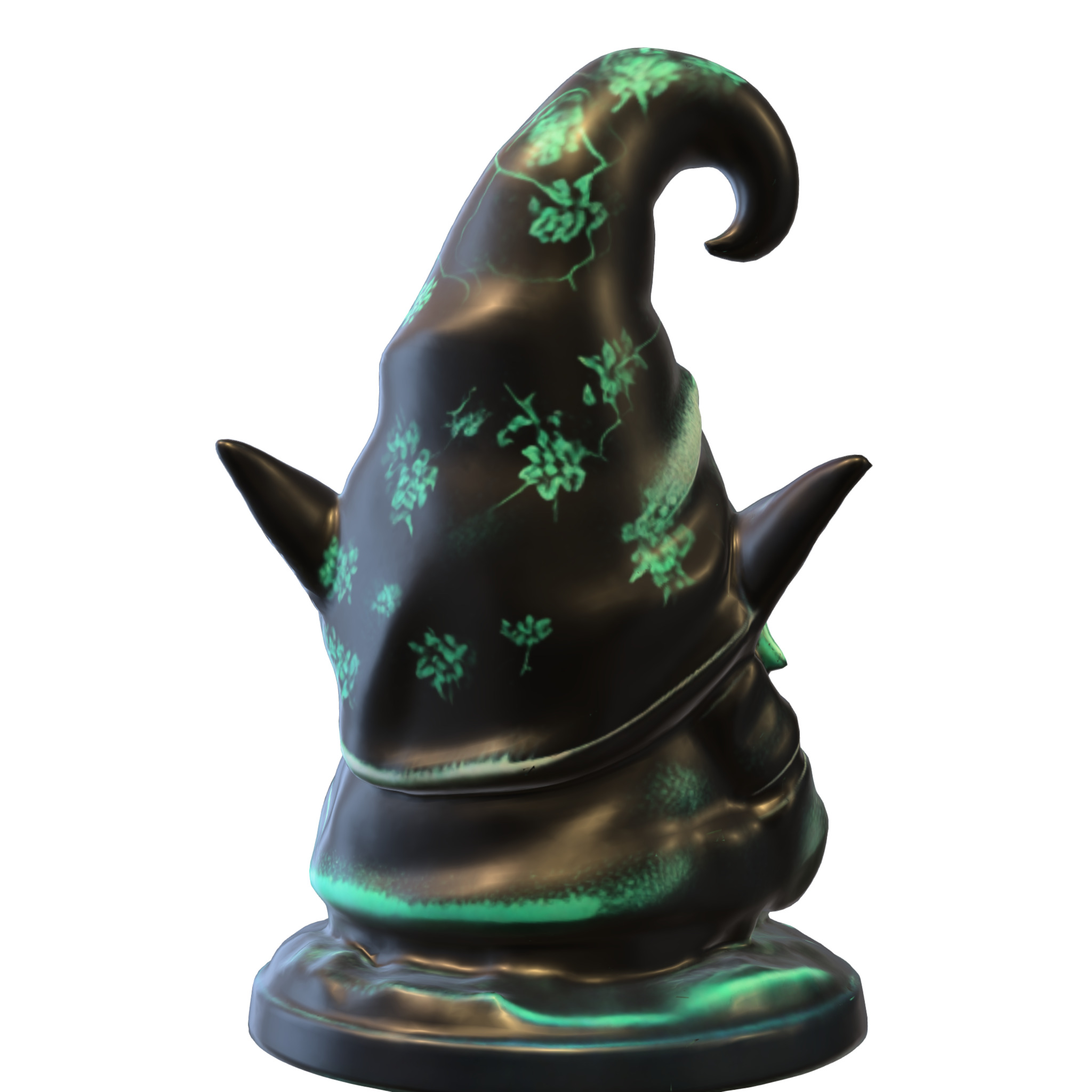 Enchanted Forest Gnome  Low-poly 3D model_3