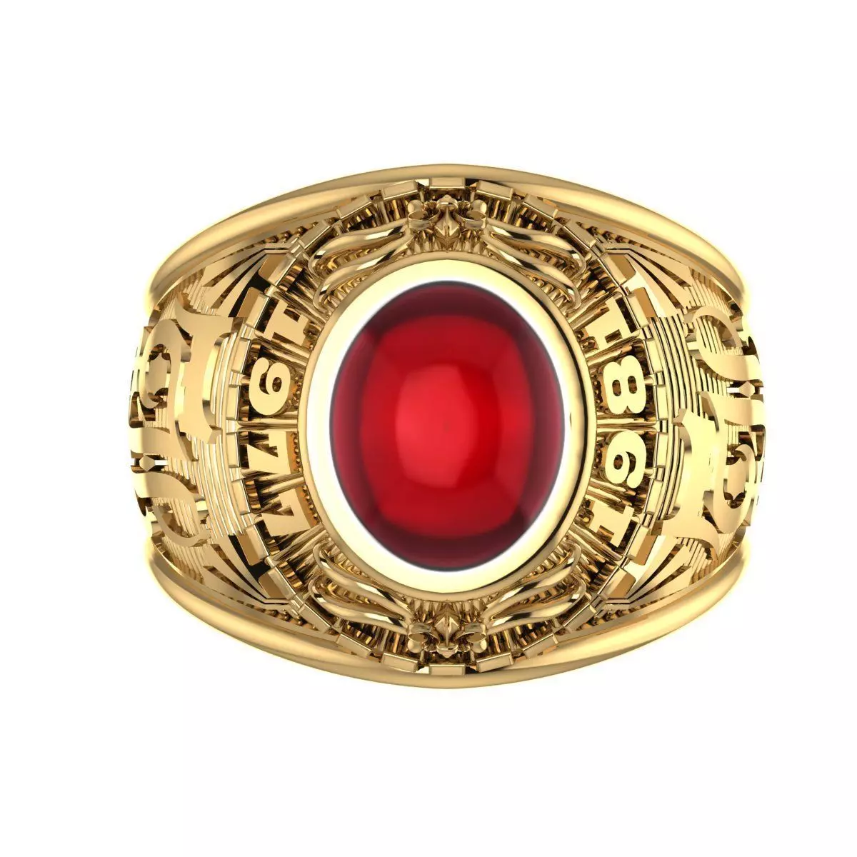 Men Ring 182 3D print model_0