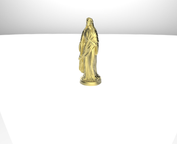 Lady Statue  3D print model