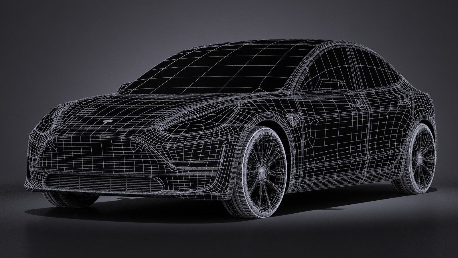 Tesla Model 3 2018 3D model_14