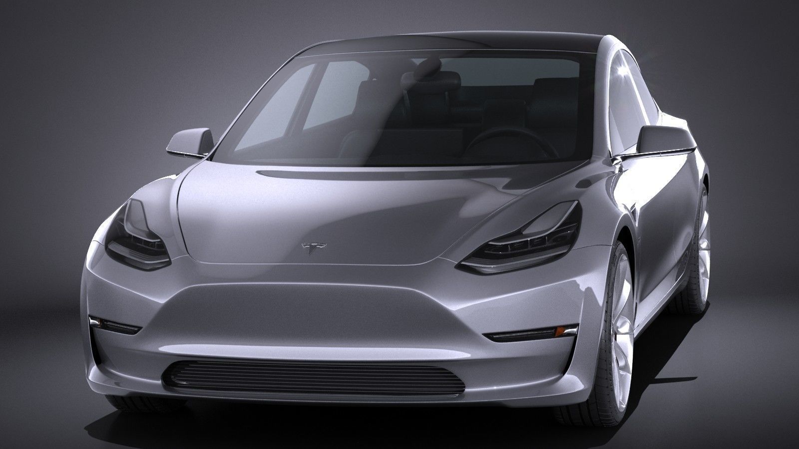 Tesla Model 3 2018 3D model_1