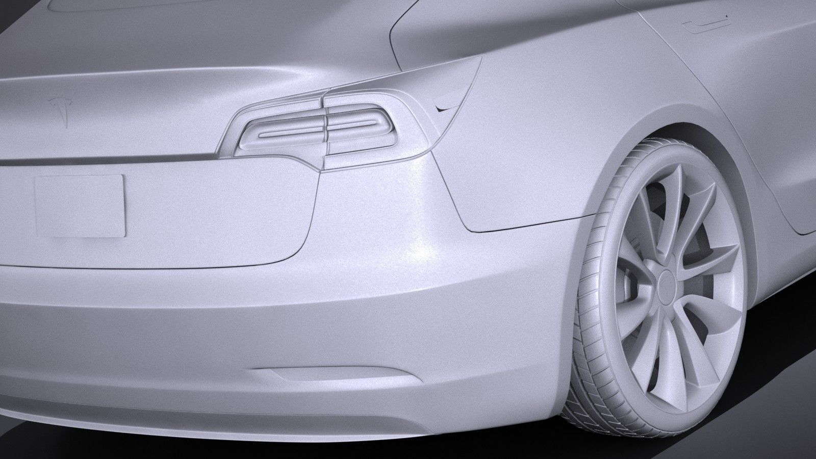 Tesla Model 3 2018 3D model_10