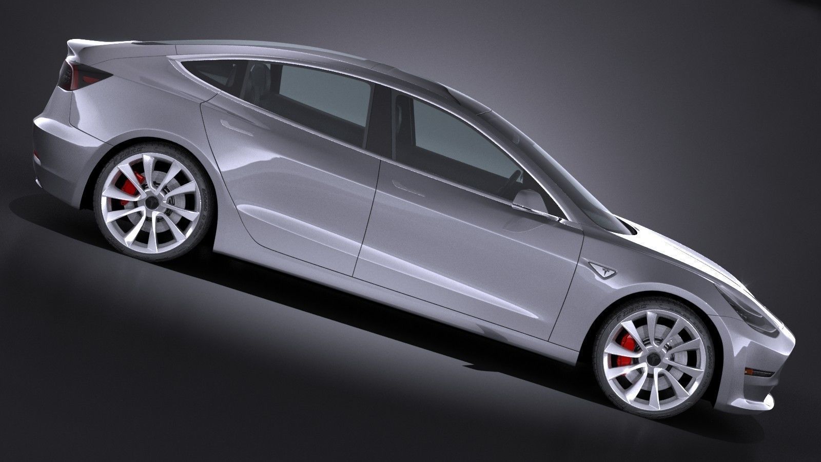 Tesla Model 3 2018 3D model_6