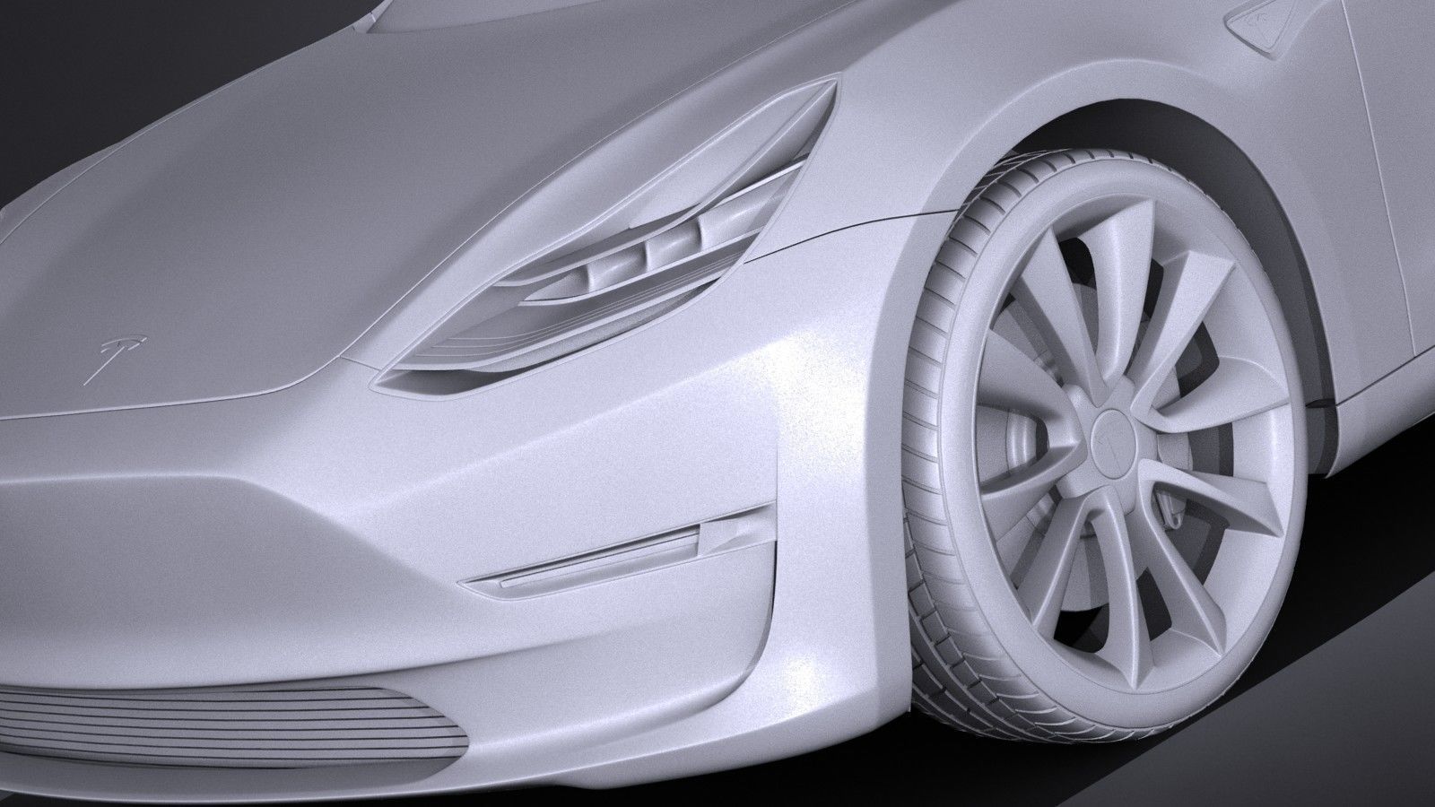 Tesla Model 3 2018 3D model_9