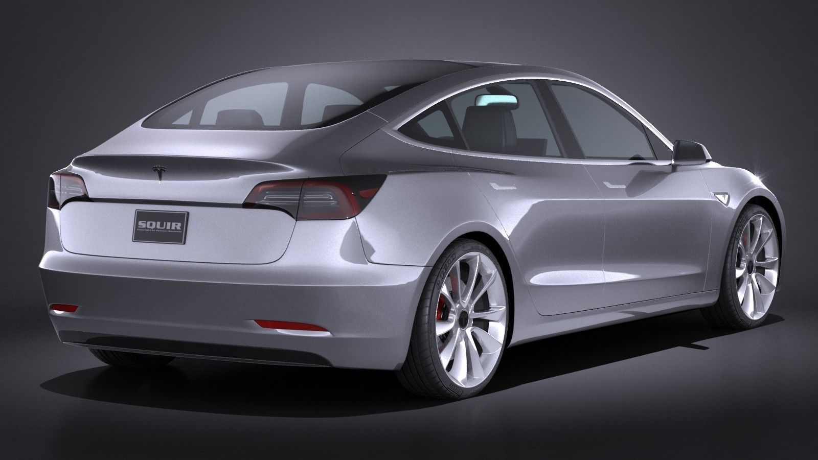 Tesla Model 3 2018 3D model_5