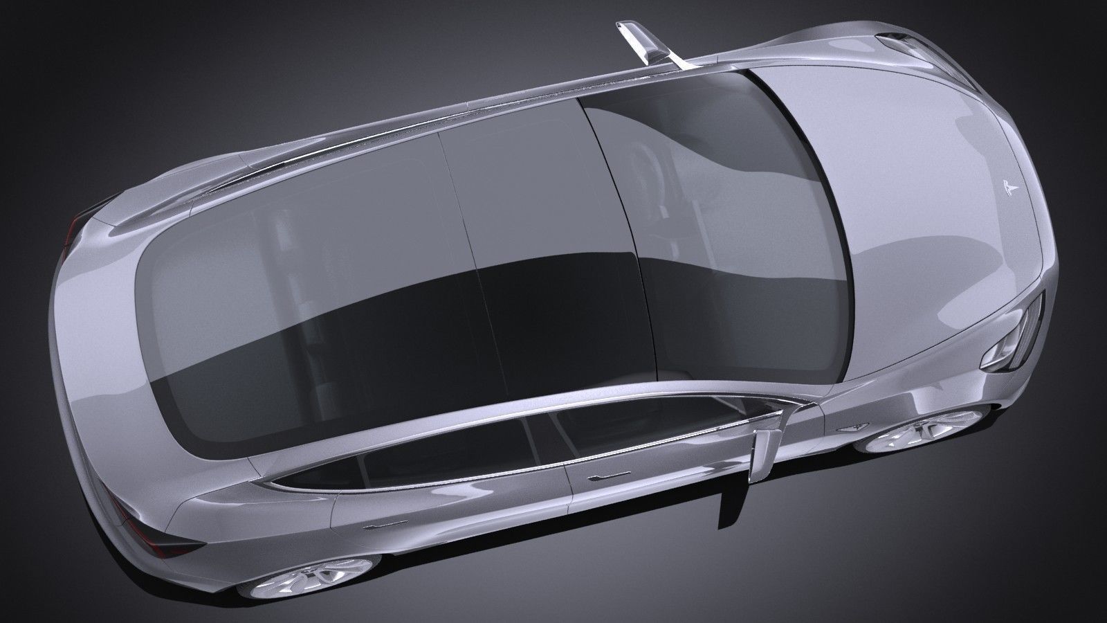 Tesla Model 3 2018 3D model_7