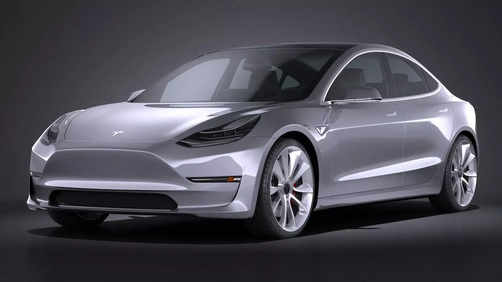 Tesla Model 3 2018 3D model_0