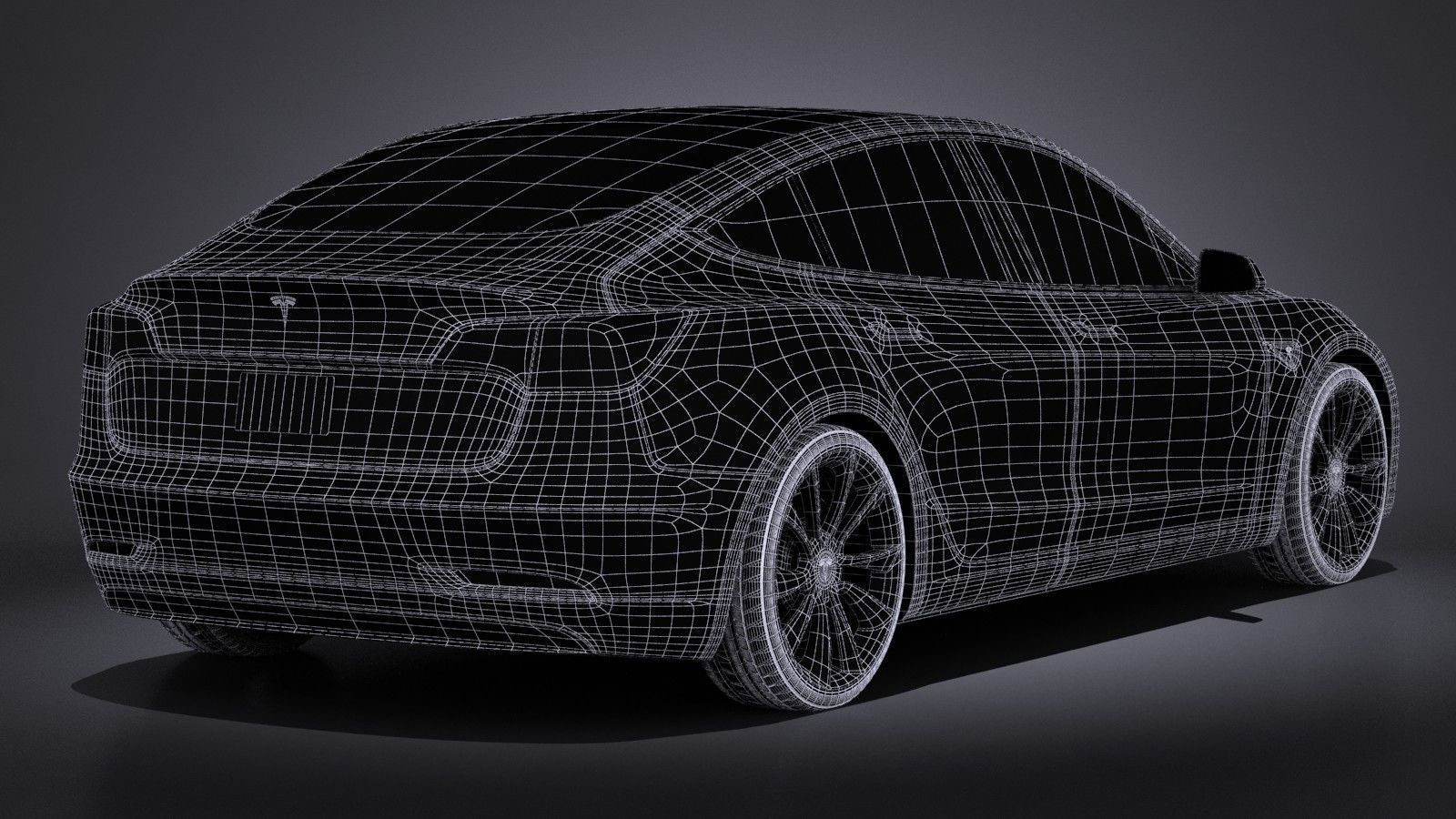 Tesla Model 3 2018 3D model_15