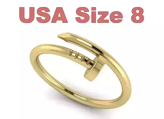 Nail Ring - USA Size 8