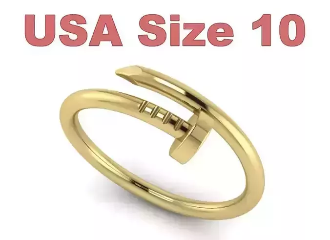 Nail Ring - USA Size 10