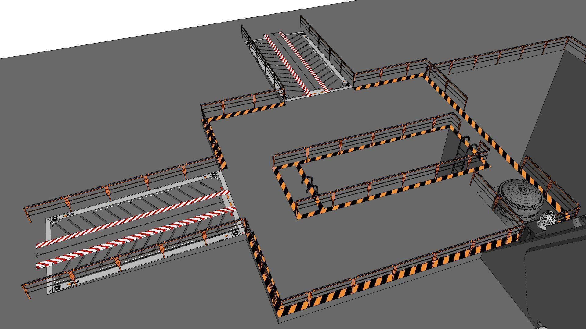sci-fi Architectural Element 1 3D model_41