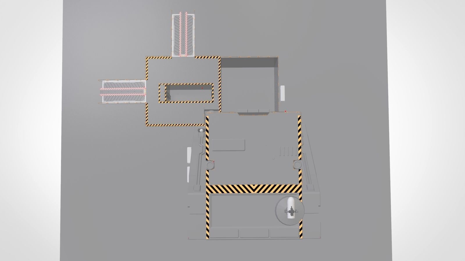 sci-fi Architectural Element 1 3D model_7