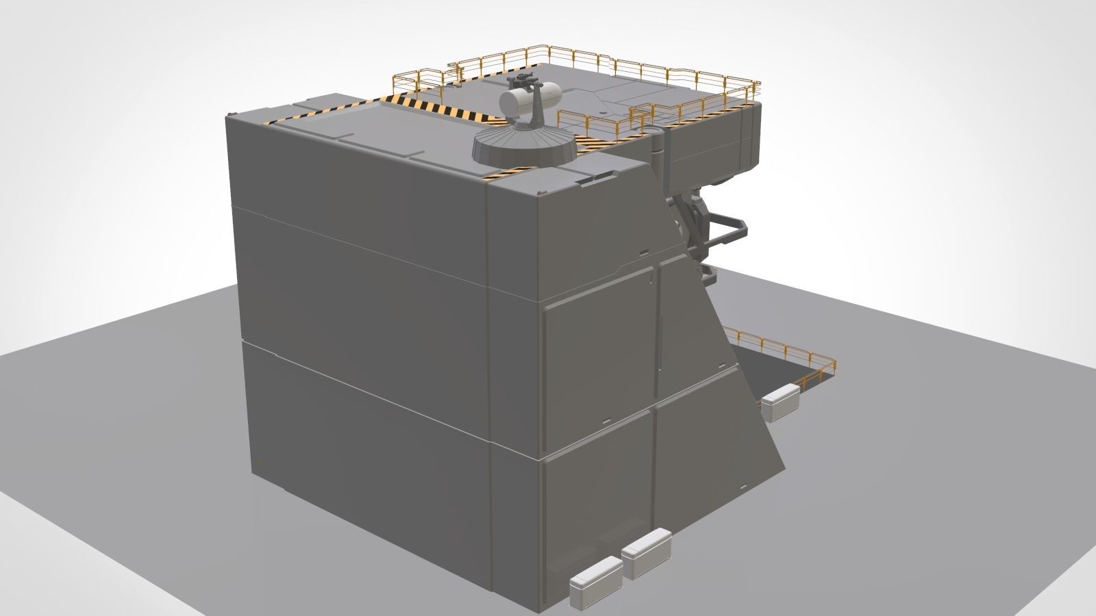 sci-fi Architectural Element 1 3D model_24