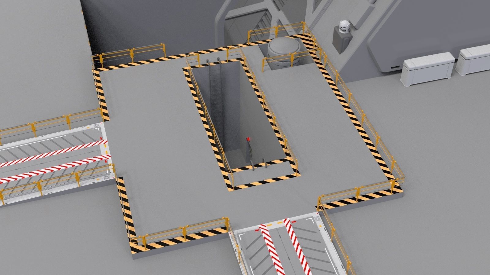 sci-fi Architectural Element 1 3D model_17