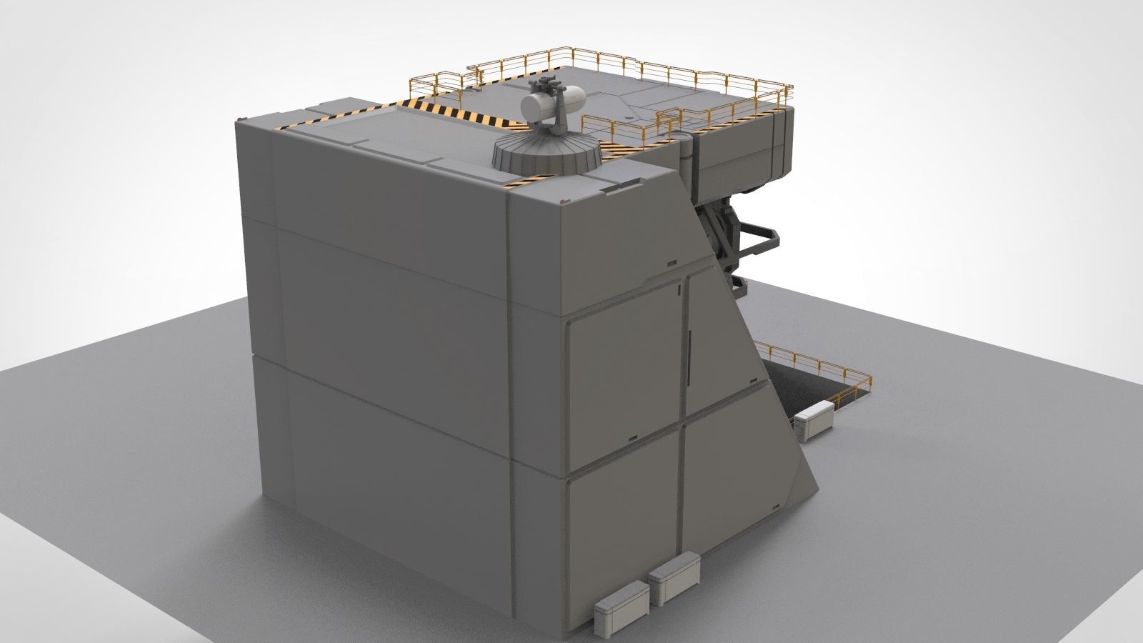 sci-fi Architectural Element 1 3D model_25