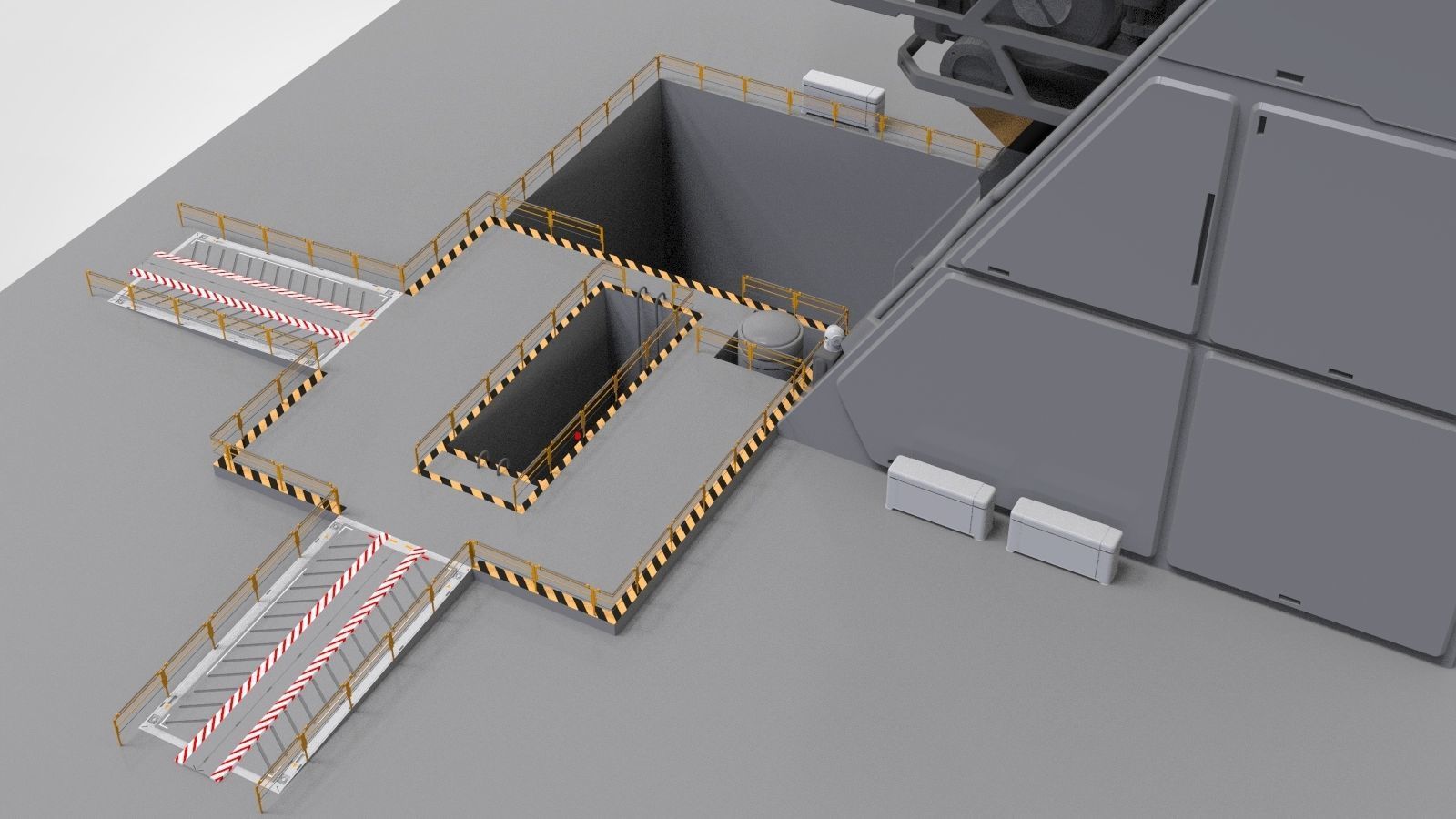 sci-fi Architectural Element 1 3D model_22