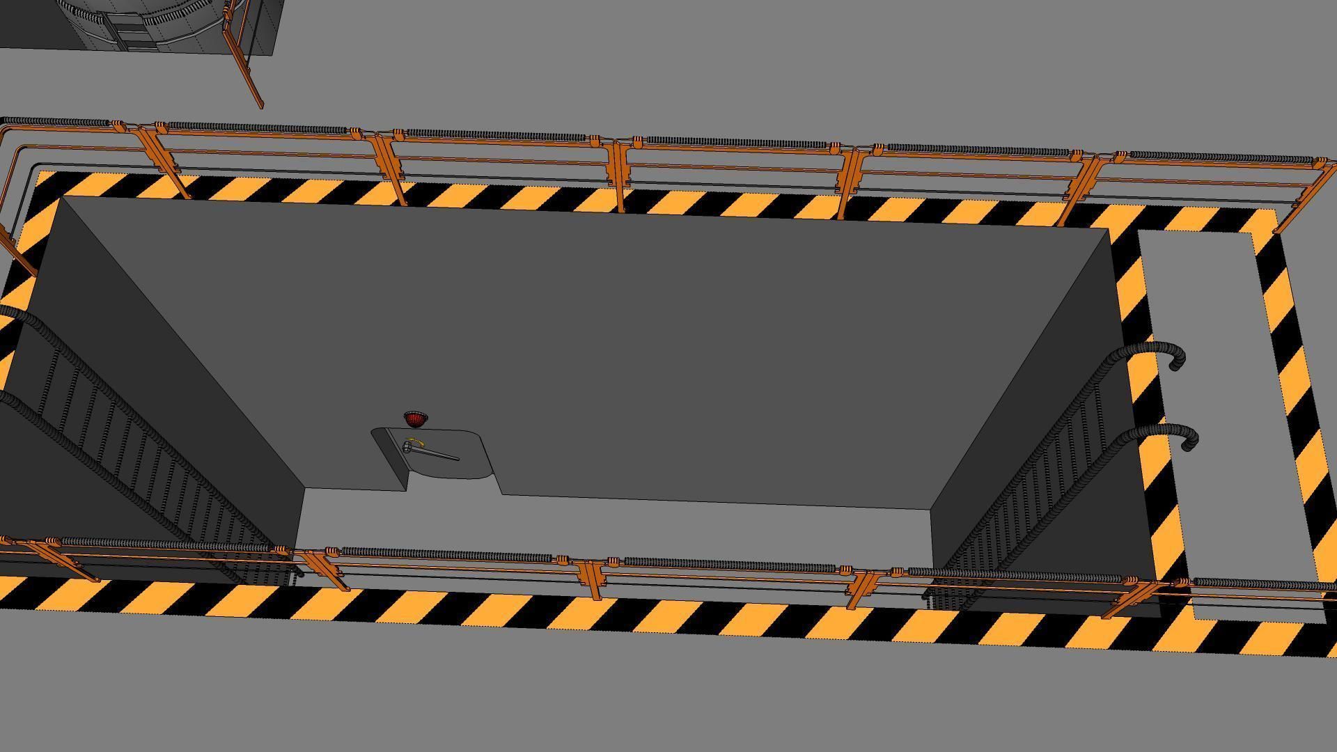 sci-fi Architectural Element 1 3D model_40