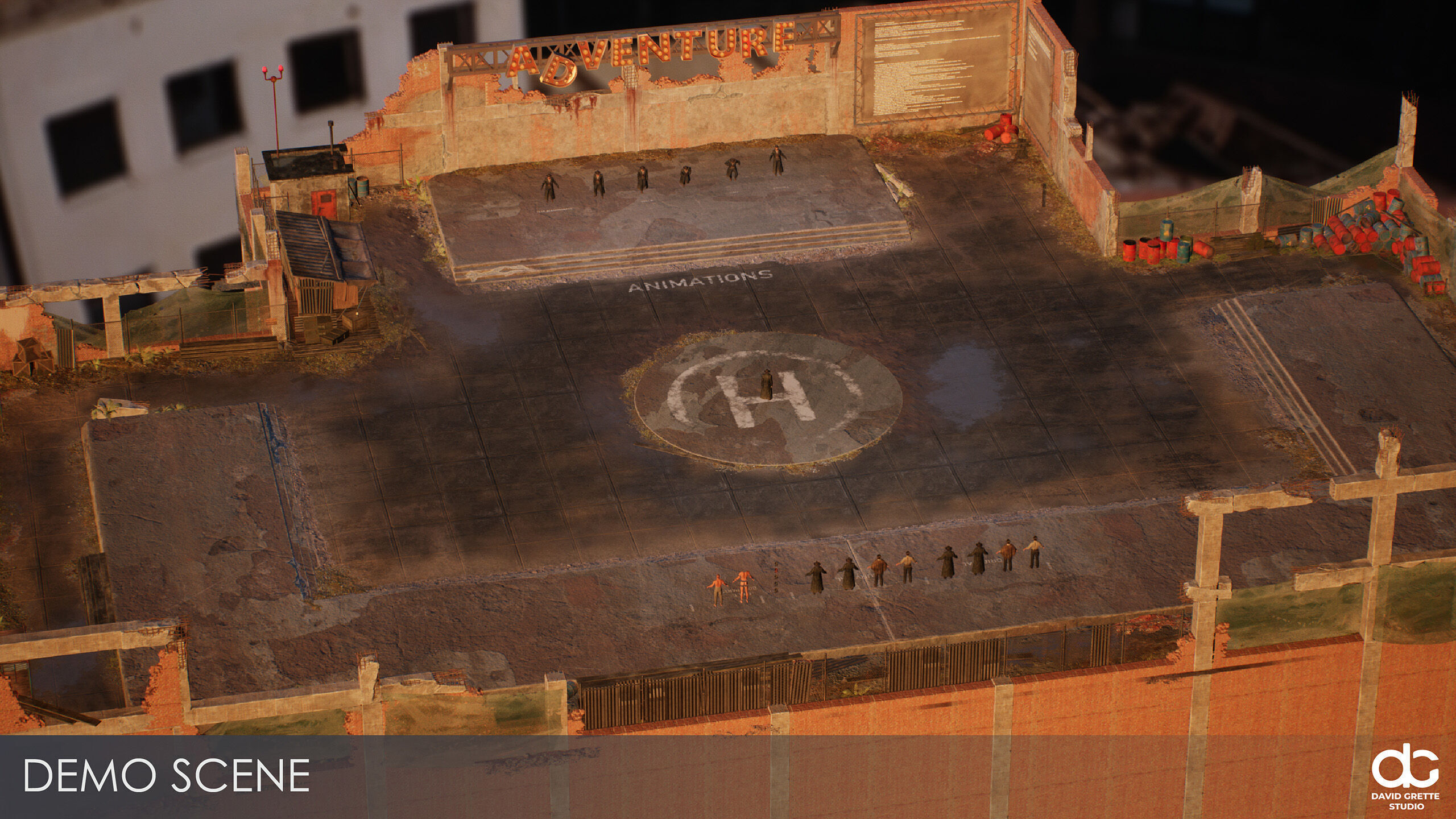 Western Character Billy - Survival Shooter Cowboy Man Low-poly 3D model_23