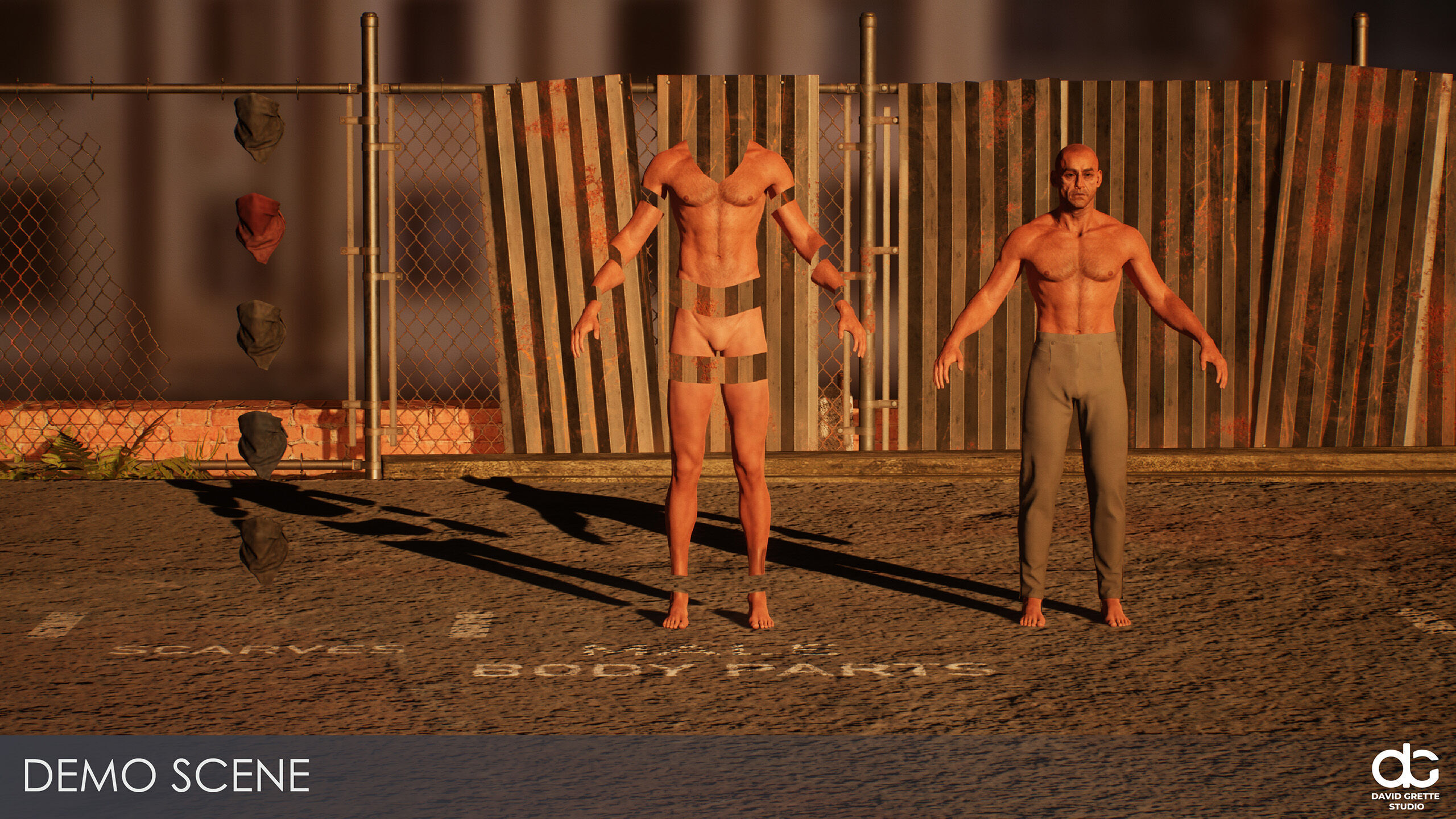 Western Character Billy - Survival Shooter Cowboy Man Low-poly 3D model_22