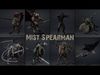 Mist Spearman Low-poly 3D model_1