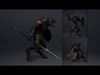 Mist Spearman Low-poly 3D model_5