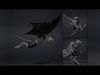 Mist Spearman Low-poly 3D model_9