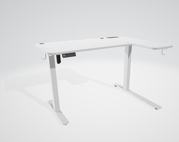 Tekkashop GVVP123 Smart electric lifting table 3D model