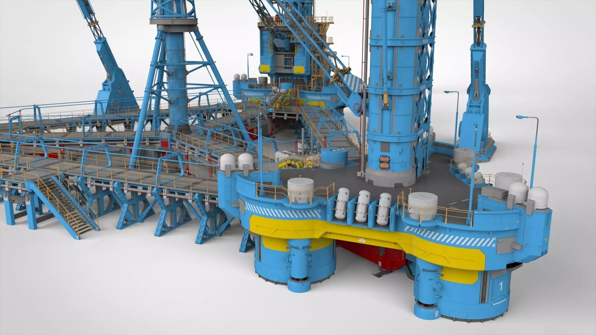 Sci-Fi Polar station 3D model_10