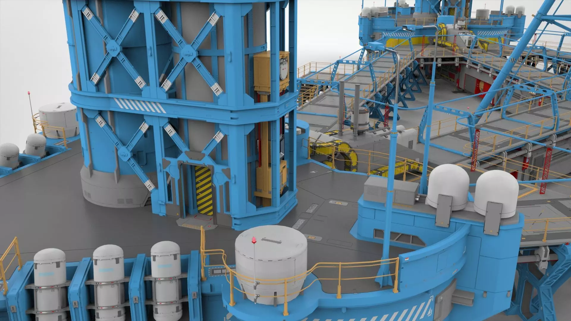 Sci-Fi Polar station 3D model_31