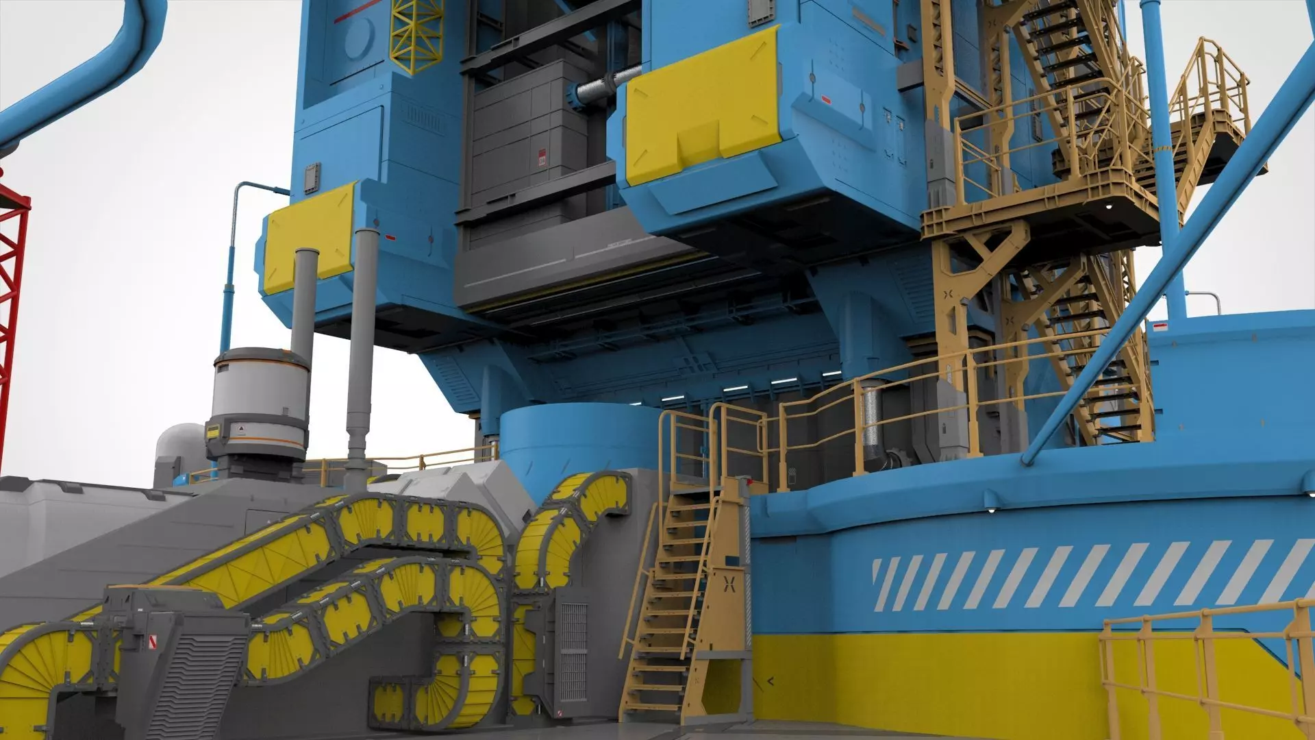 Sci-Fi Polar station 3D model_21