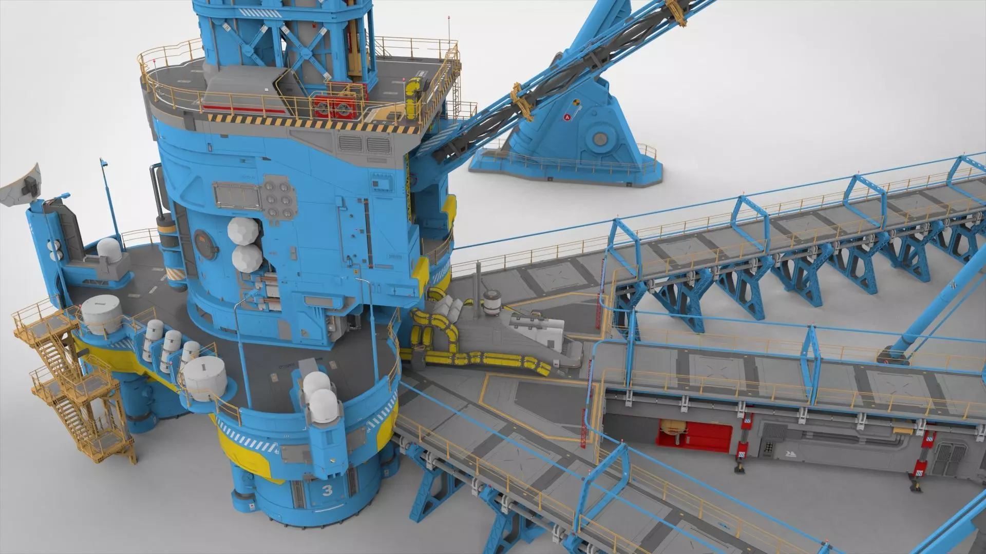 Sci-Fi Polar station 3D model_24