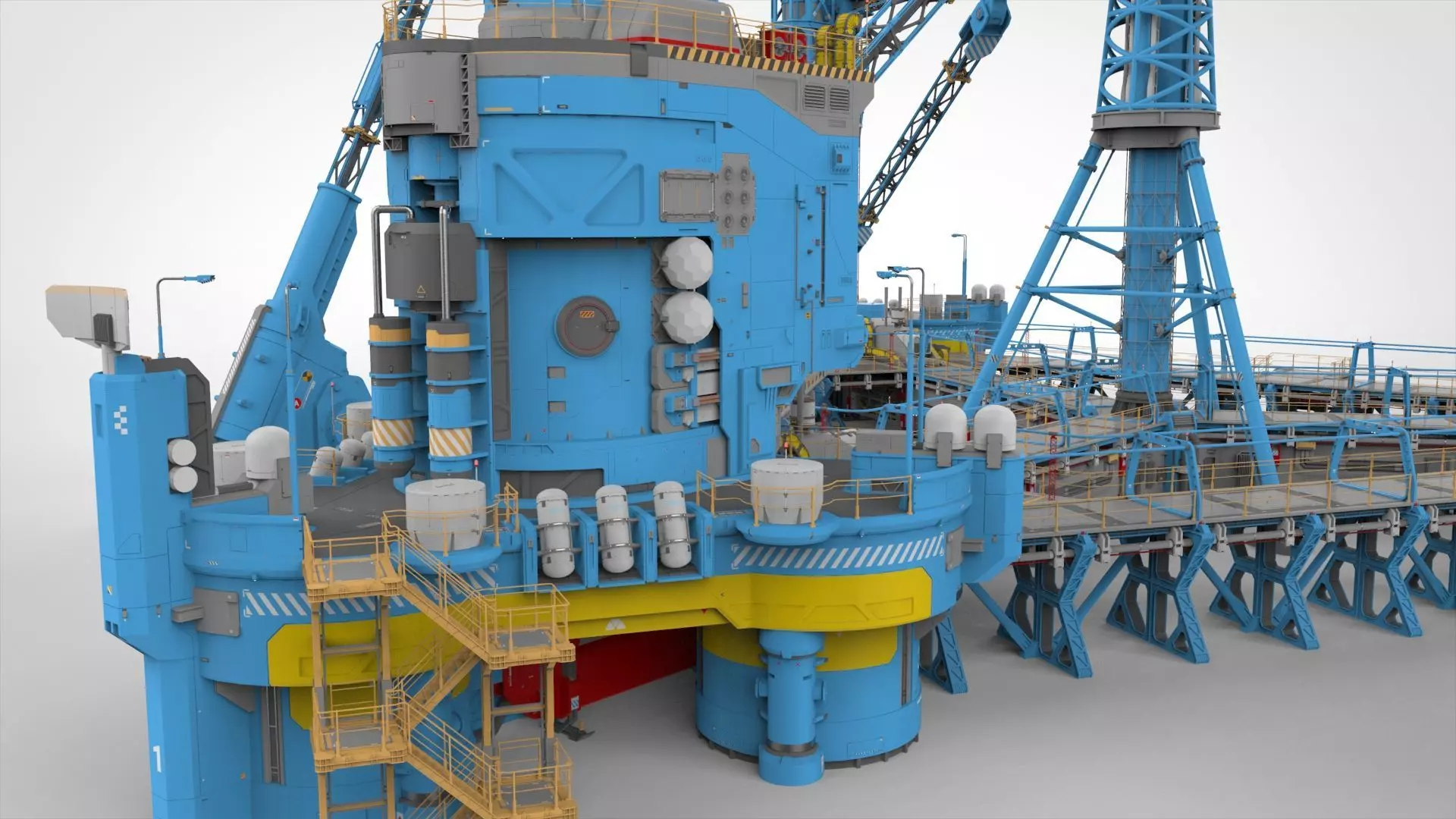 Sci-Fi Polar station 3D model_23