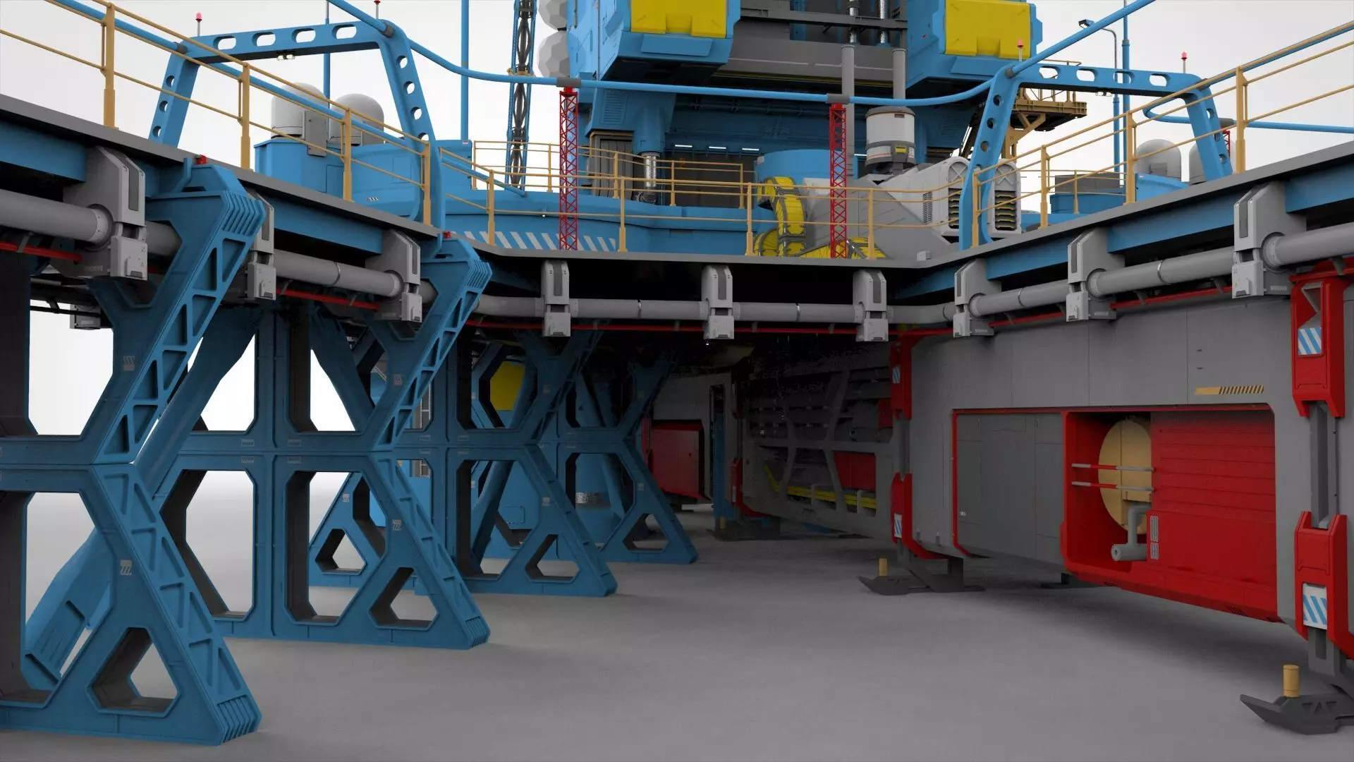 Sci-Fi Polar station 3D model_18