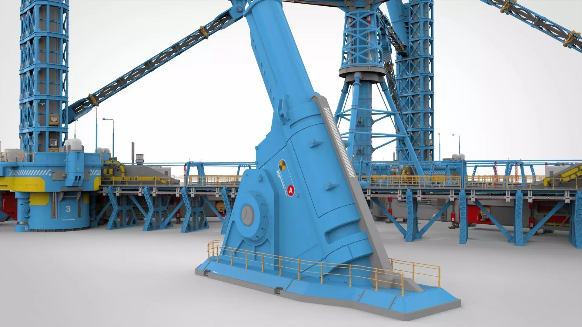 Sci-Fi Polar station 3D model_40