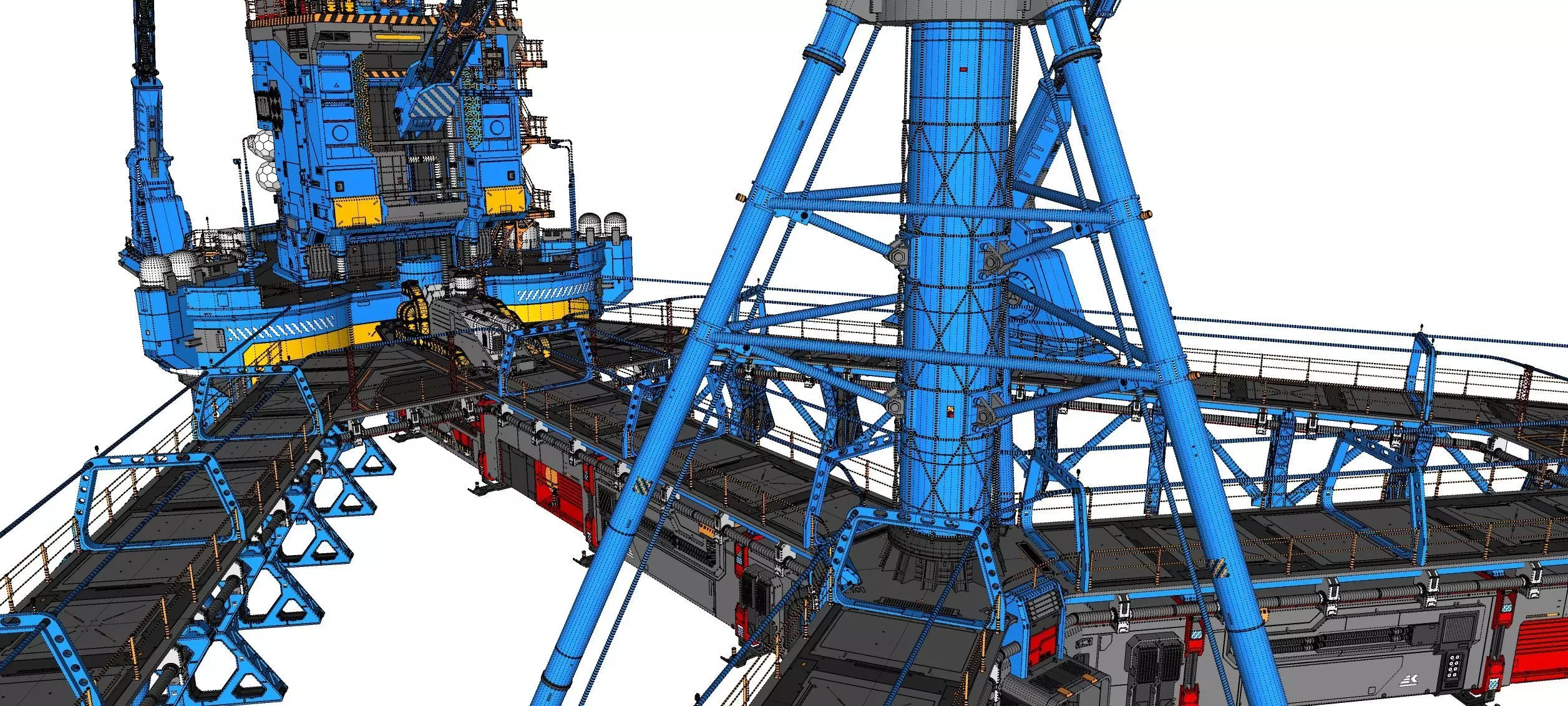 Sci-Fi Polar station 3D model_48