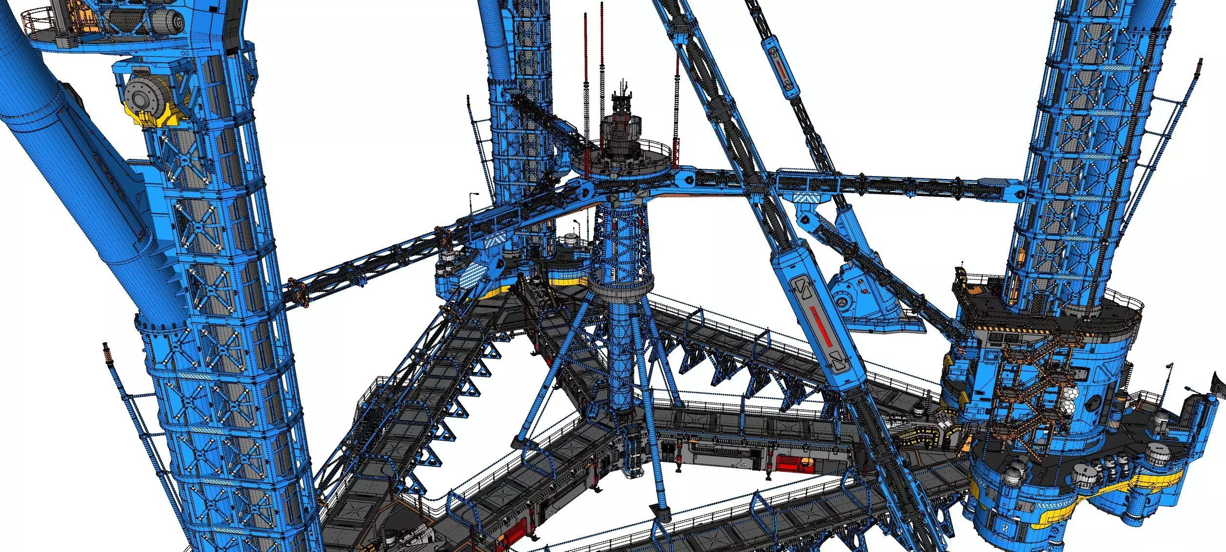 Sci-Fi Polar station 3D model_52